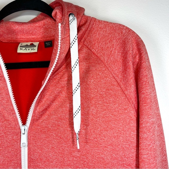 NWT Kavu Women’s Zelda Outdoor Hiking Trail Hoodie Size Small in Tigerlily - Picture 5 of 15